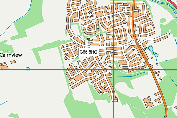 G66 8HQ map - OS VectorMap District (Ordnance Survey)