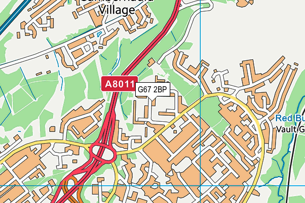 G67 2BP map - OS VectorMap District (Ordnance Survey)