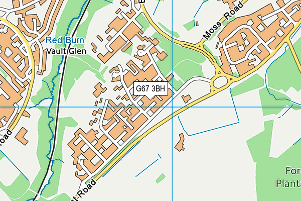 G67 3BH map - OS VectorMap District (Ordnance Survey)