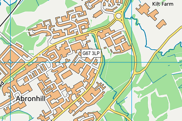 G67 3LP map - OS VectorMap District (Ordnance Survey)
