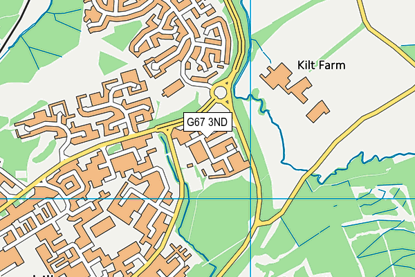 G67 3ND map - OS VectorMap District (Ordnance Survey)