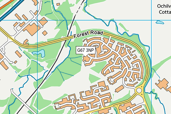G67 3NP map - OS VectorMap District (Ordnance Survey)