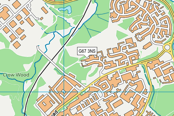 G67 3NS map - OS VectorMap District (Ordnance Survey)