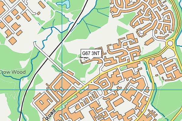 G67 3NT map - OS VectorMap District (Ordnance Survey)