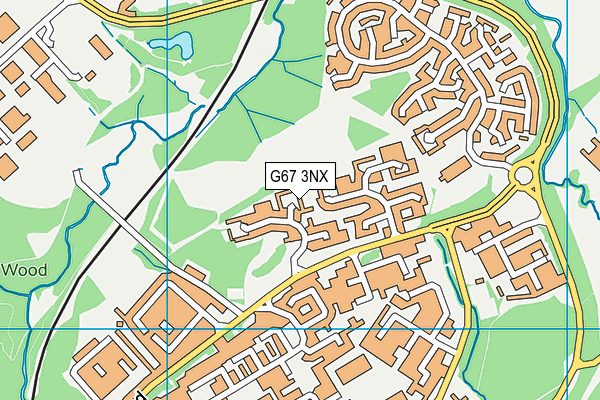 G67 3NX map - OS VectorMap District (Ordnance Survey)