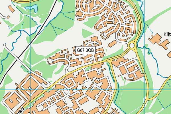 G67 3QB map - OS VectorMap District (Ordnance Survey)