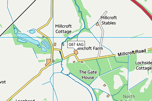 G67 4AG map - OS VectorMap District (Ordnance Survey)