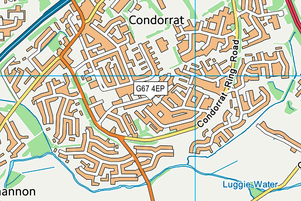 G67 4EP map - OS VectorMap District (Ordnance Survey)