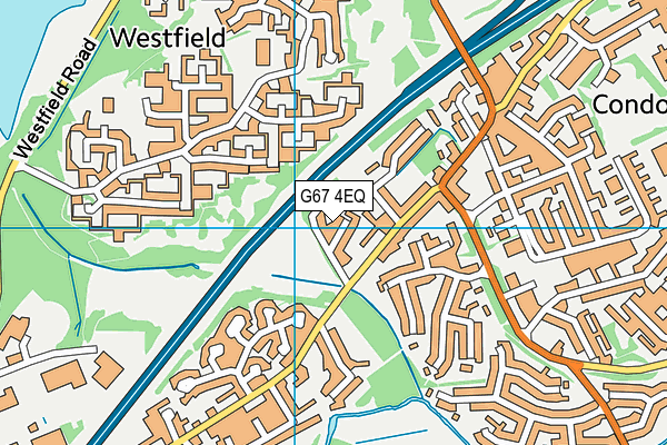 G67 4EQ map - OS VectorMap District (Ordnance Survey)