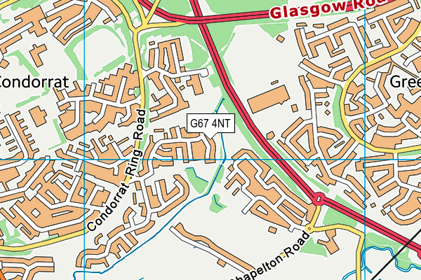 G67 4NT map - OS VectorMap District (Ordnance Survey)