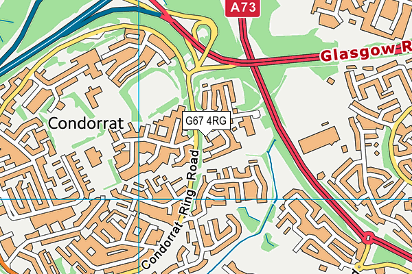 G67 4RG map - OS VectorMap District (Ordnance Survey)