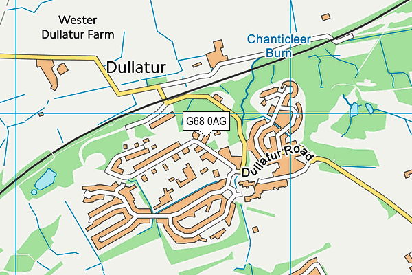 G68 0AG map - OS VectorMap District (Ordnance Survey)