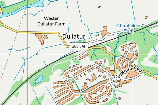 G68 0AH map - OS VectorMap District (Ordnance Survey)