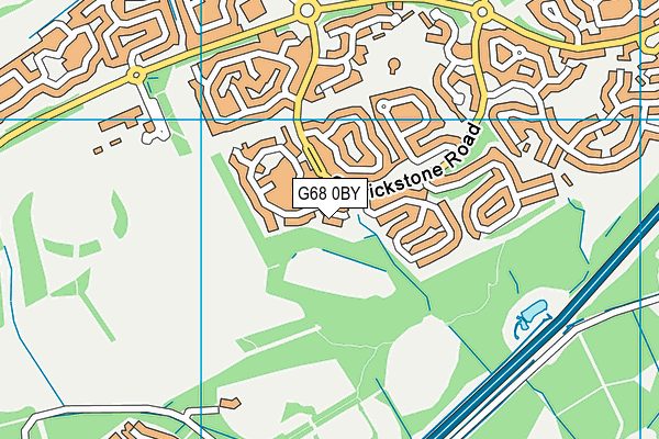 G68 0BY map - OS VectorMap District (Ordnance Survey)