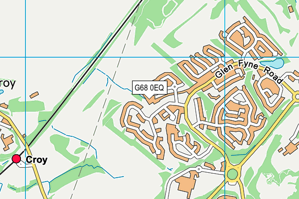 G68 0EQ map - OS VectorMap District (Ordnance Survey)