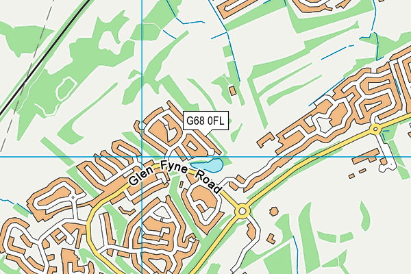 G68 0FL map - OS VectorMap District (Ordnance Survey)