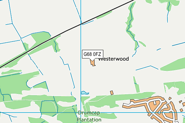 G68 0FZ map - OS VectorMap District (Ordnance Survey)