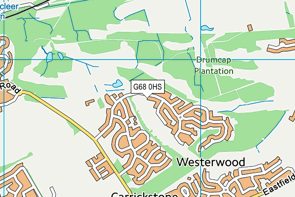 G68 0HS map - OS VectorMap District (Ordnance Survey)