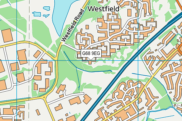 G68 9EG map - OS VectorMap District (Ordnance Survey)