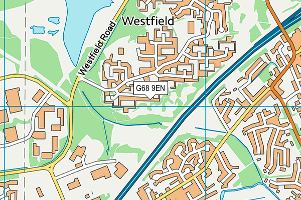 G68 9EN map - OS VectorMap District (Ordnance Survey)