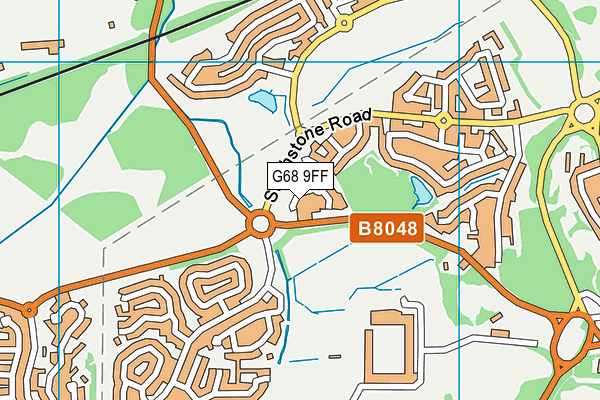 G68 9FF map - OS VectorMap District (Ordnance Survey)