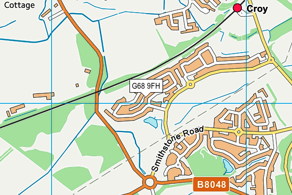 G68 9FH map - OS VectorMap District (Ordnance Survey)