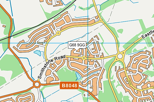 G68 9GG map - OS VectorMap District (Ordnance Survey)
