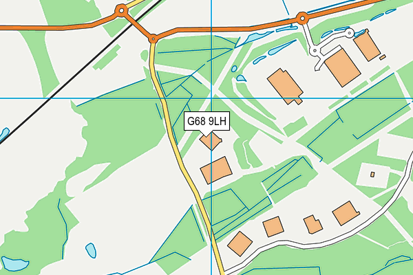 G68 9LH map - OS VectorMap District (Ordnance Survey)