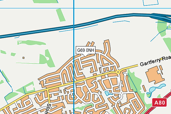 G69 0NH map - OS VectorMap District (Ordnance Survey)