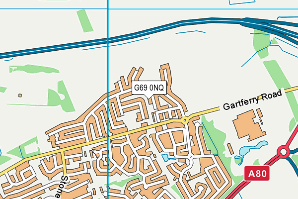 G69 0NQ map - OS VectorMap District (Ordnance Survey)