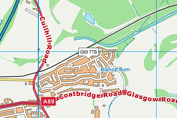 G69 7TB map - OS VectorMap District (Ordnance Survey)