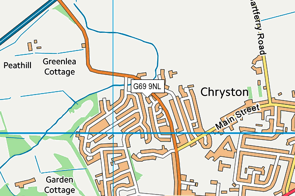 G69 9NL map - OS VectorMap District (Ordnance Survey)