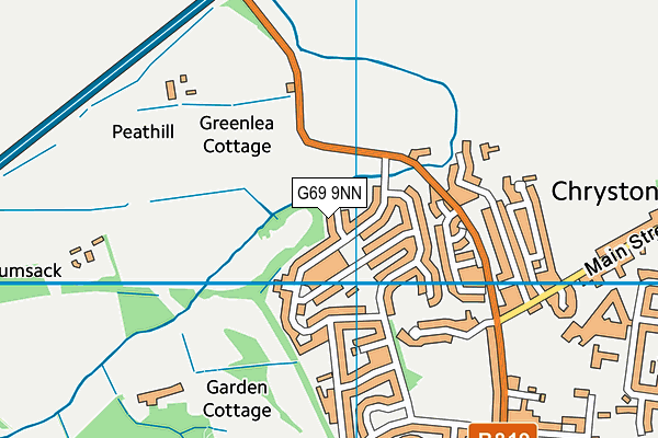 G69 9NN map - OS VectorMap District (Ordnance Survey)