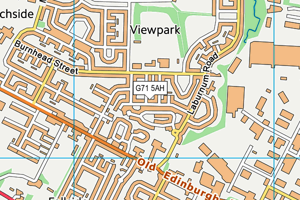 G71 5AH map - OS VectorMap District (Ordnance Survey)