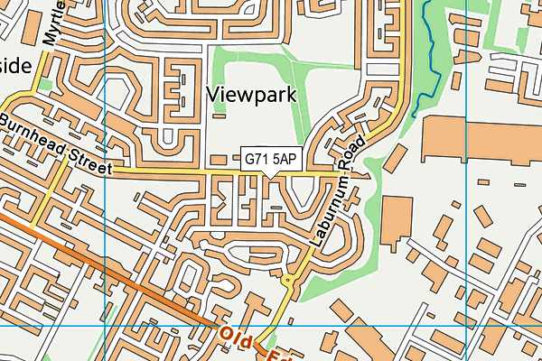 G71 5AP map - OS VectorMap District (Ordnance Survey)