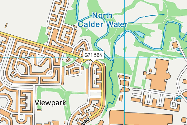 G71 5BN map - OS VectorMap District (Ordnance Survey)