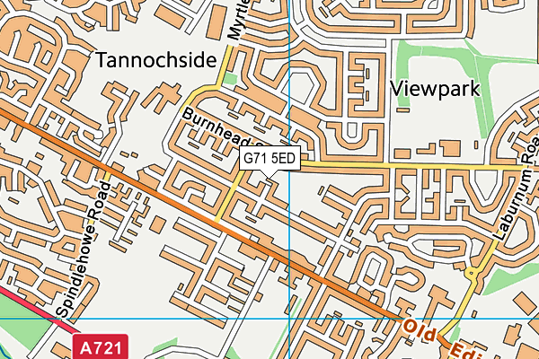 G71 5ED map - OS VectorMap District (Ordnance Survey)