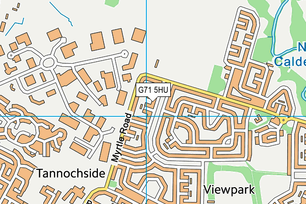 G71 5HU map - OS VectorMap District (Ordnance Survey)