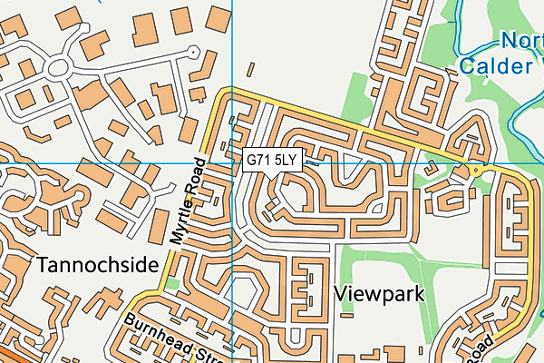 G71 5LY map - OS VectorMap District (Ordnance Survey)