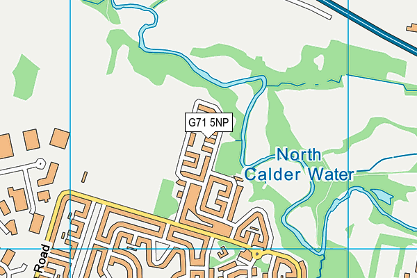 G71 5NP map - OS VectorMap District (Ordnance Survey)