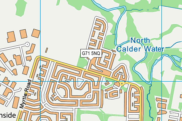 G71 5NQ map - OS VectorMap District (Ordnance Survey)