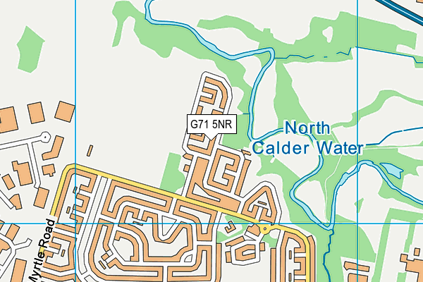 G71 5NR map - OS VectorMap District (Ordnance Survey)