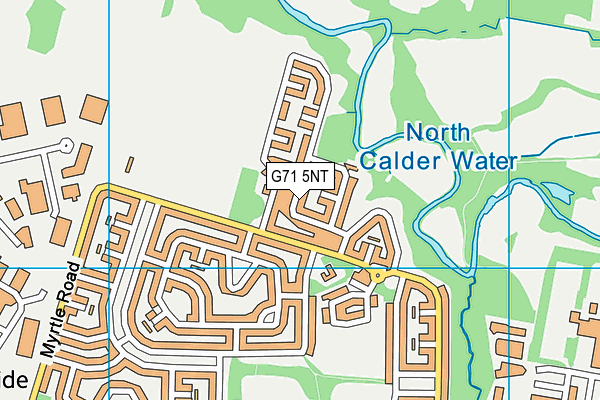 G71 5NT map - OS VectorMap District (Ordnance Survey)