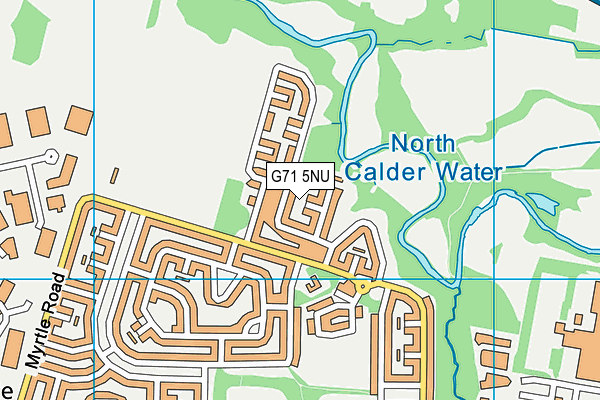 G71 5NU map - OS VectorMap District (Ordnance Survey)