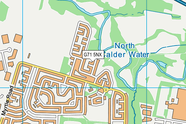 G71 5NX map - OS VectorMap District (Ordnance Survey)