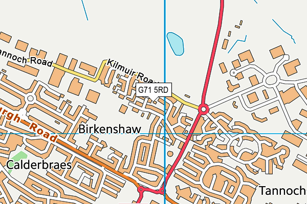 G71 5RD map - OS VectorMap District (Ordnance Survey)