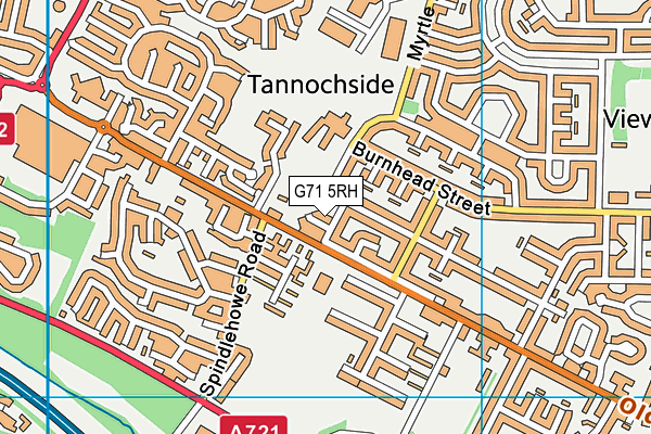 G71 5RH map - OS VectorMap District (Ordnance Survey)