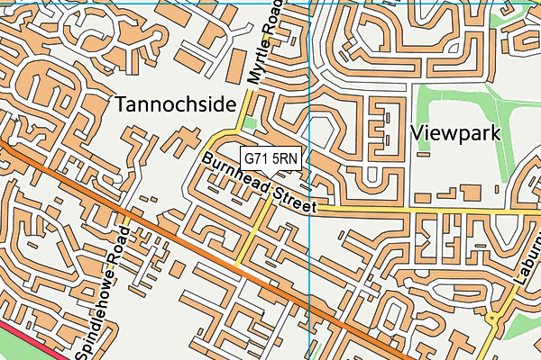 G71 5RN map - OS VectorMap District (Ordnance Survey)