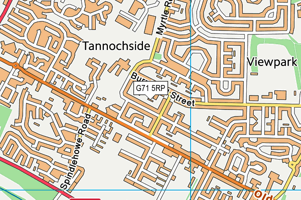 G71 5RP map - OS VectorMap District (Ordnance Survey)