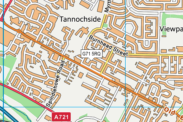 G71 5RQ map - OS VectorMap District (Ordnance Survey)